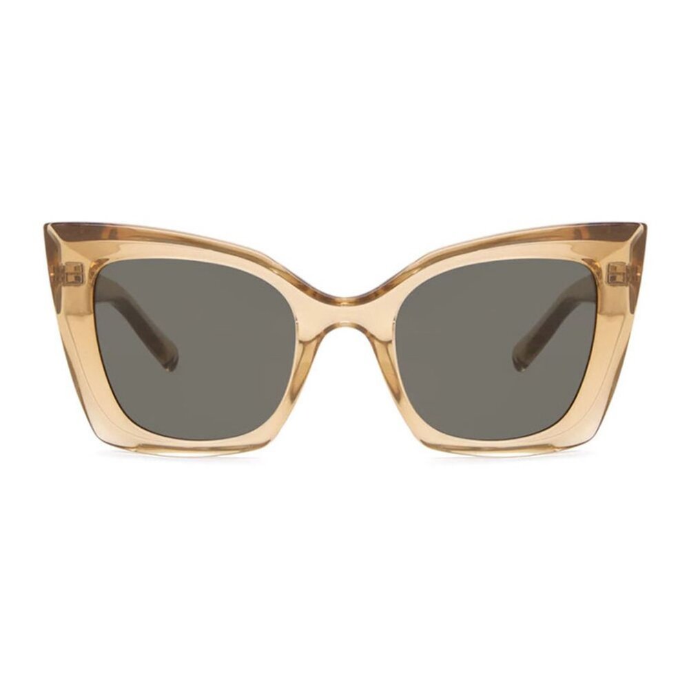 NWT SAINT LAURENT SUNGLASSES NUDE GREY - Picture 3 of 4